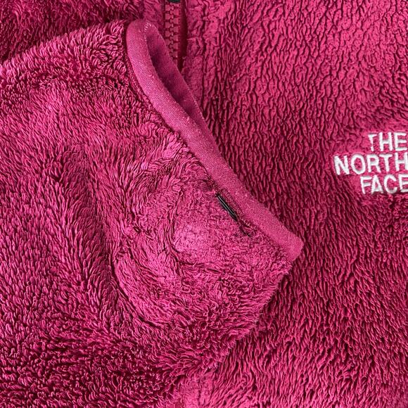 The NORTH FACE OSITO Fleece Jacket Wild Aster Purple Thermal Fuzzy Full Zip - Picture 9 of 15